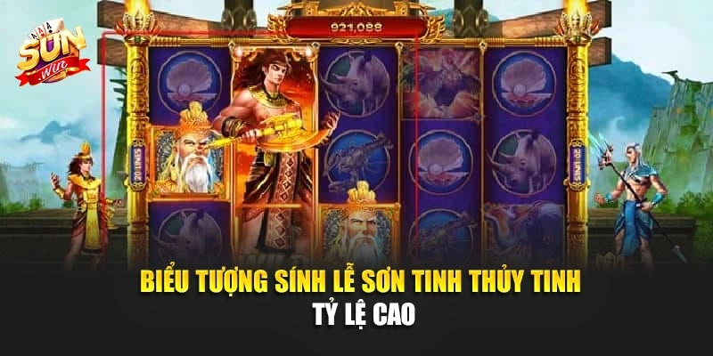 Biểu tượng sính lễ Sơn Tinh Thủy Tinh tỷ lệ cao