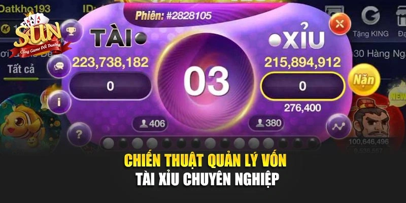 Chiến thuật quản lý vốn tài xỉu chuyên nghiệp